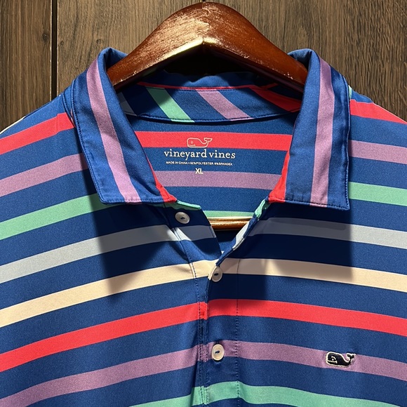 Vineyard Vines Other - Men’s Vineyard Vines Striped Performance Polo from Hershey Country Club